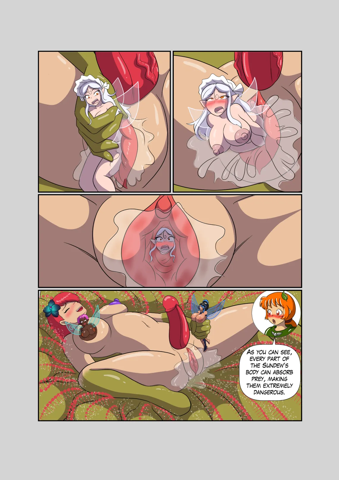 Willow's Guide to Carnivorous Plantgirls Vol. 3: Sundews and Flypaper Traps page 9 full