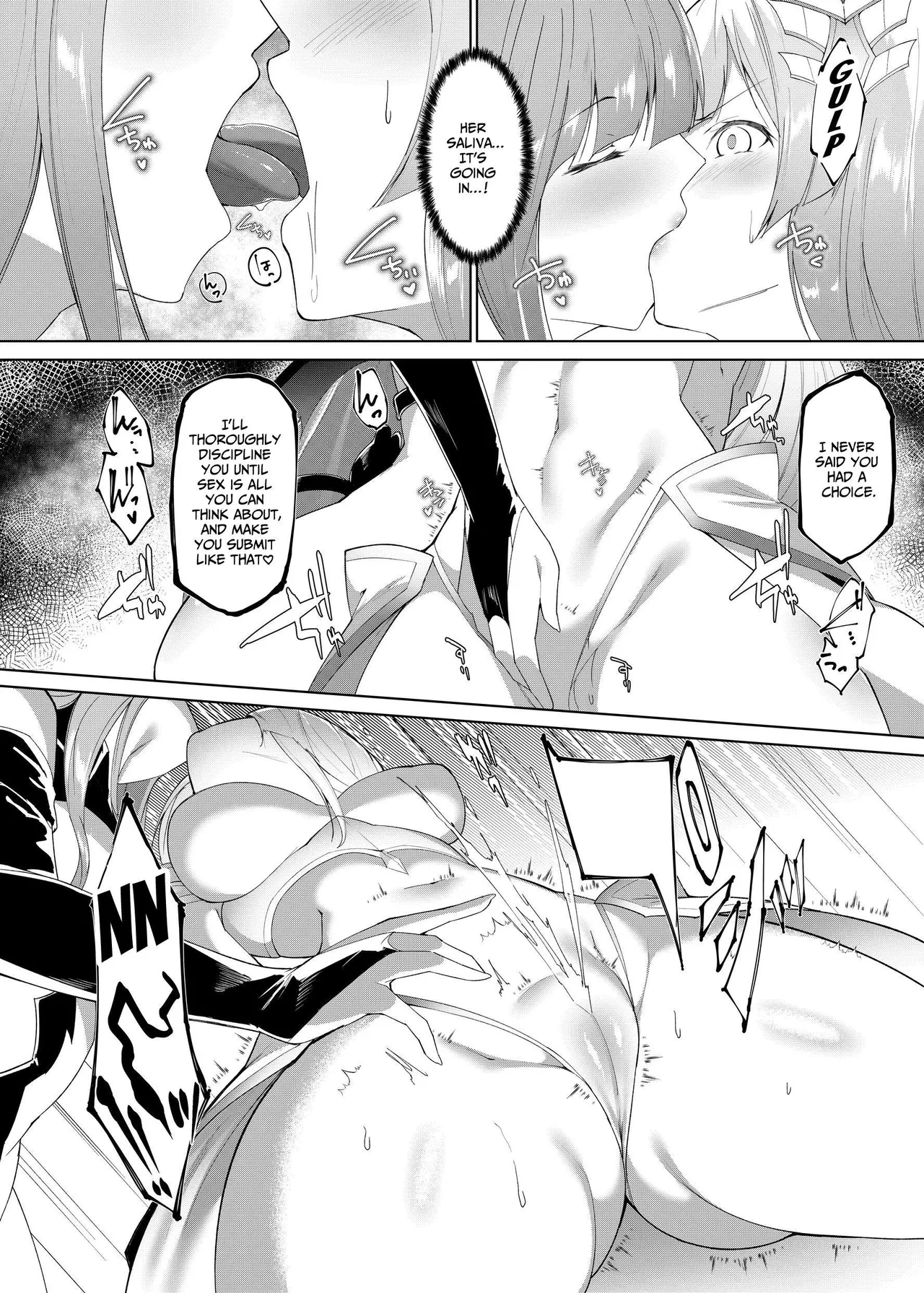 Princess Fetishism ―A story of a princess knight whose feet and armpit are trained by a demon and becomes a perverted demon.― page 5 full