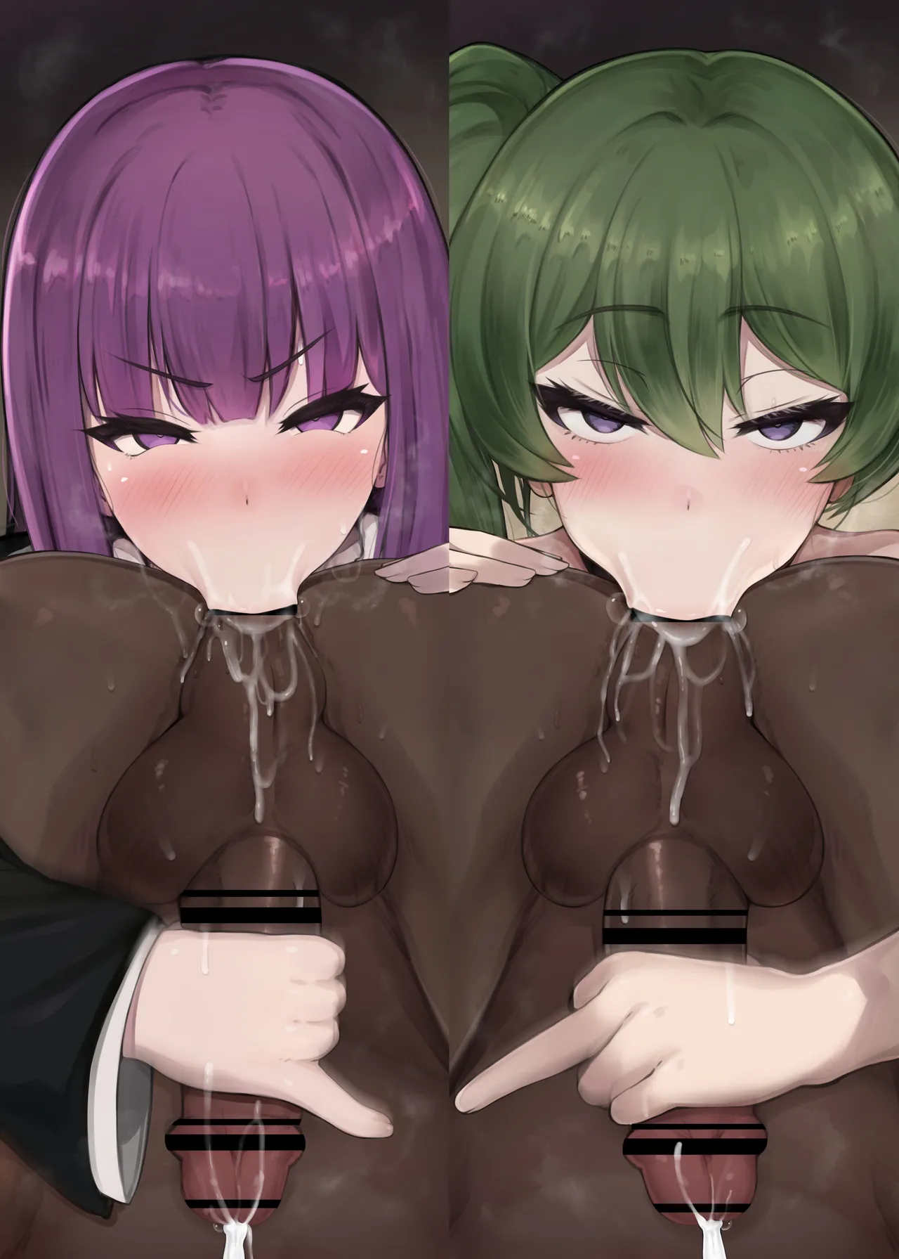 Frieren Dosukebe Remix♡Fern＆Ubel no Honki Gohoushi page 9 full