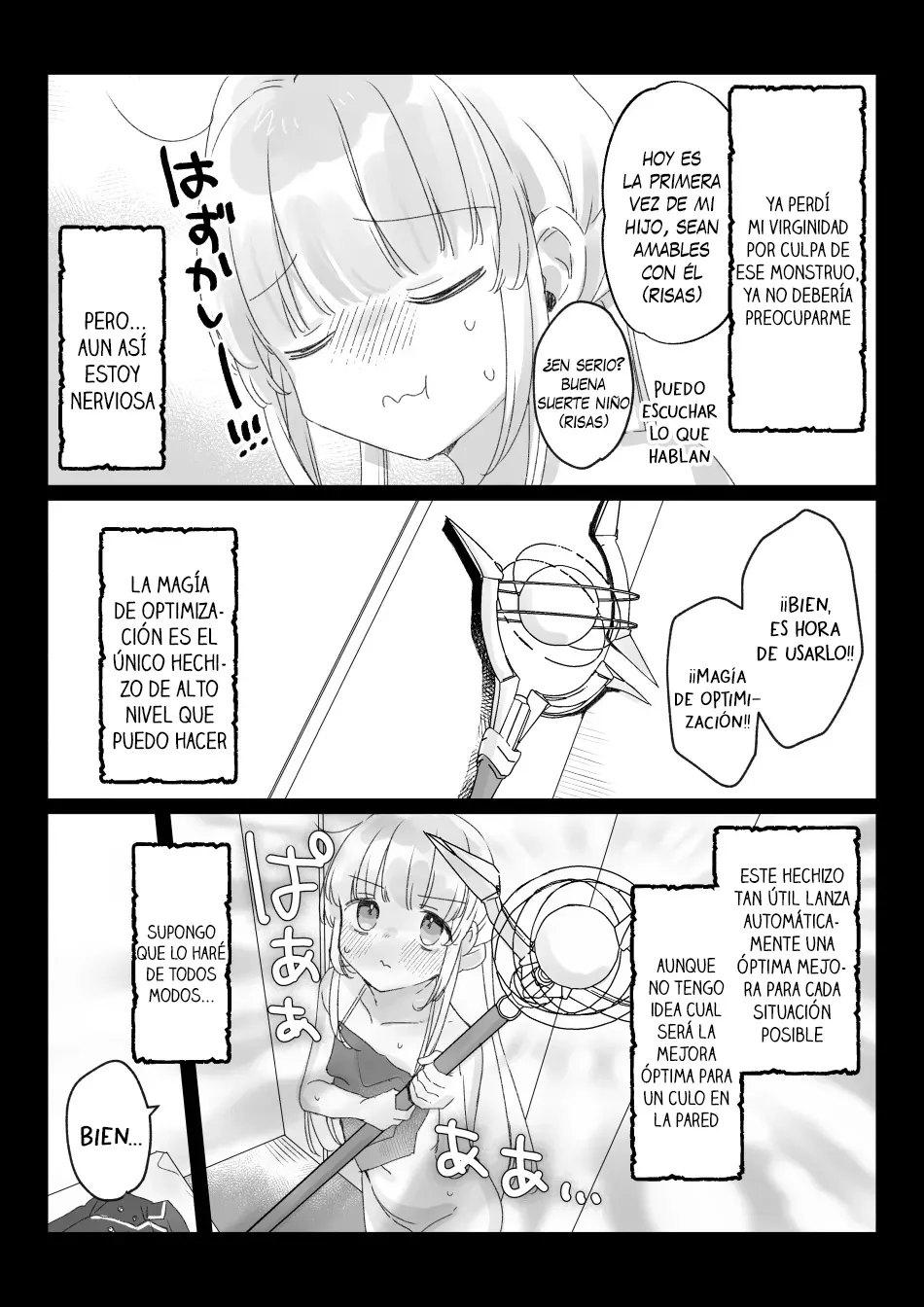 Beit-saki no Kabejiri-ya de Jibun ni Saitekika Mahou kakete Shimetsu suru Teikyuu Shiroma-chan no Hanashi | La historia de una maga blanca de bajo nivel que se lanza un hechizo de optimización en el establecimiento de culos-en-la-pared donde trabaja de medio tiempo page 4 full