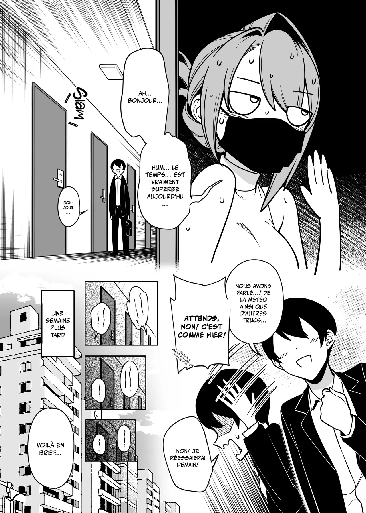 Otonari-san wa Yami Soshiki ni Nikutai Kaizou sareta Moto Seigi Sentai Member deshita 2 | Ma voisine est une ancienne membre de super sentai dont le corps a été modifié par une organisation maléfique 2 page 8 full
