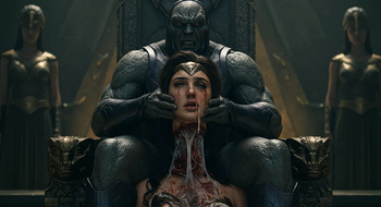 Wonder Woman Devastated cover