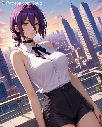 Reze hentai | Chainsaw Man fan art cover