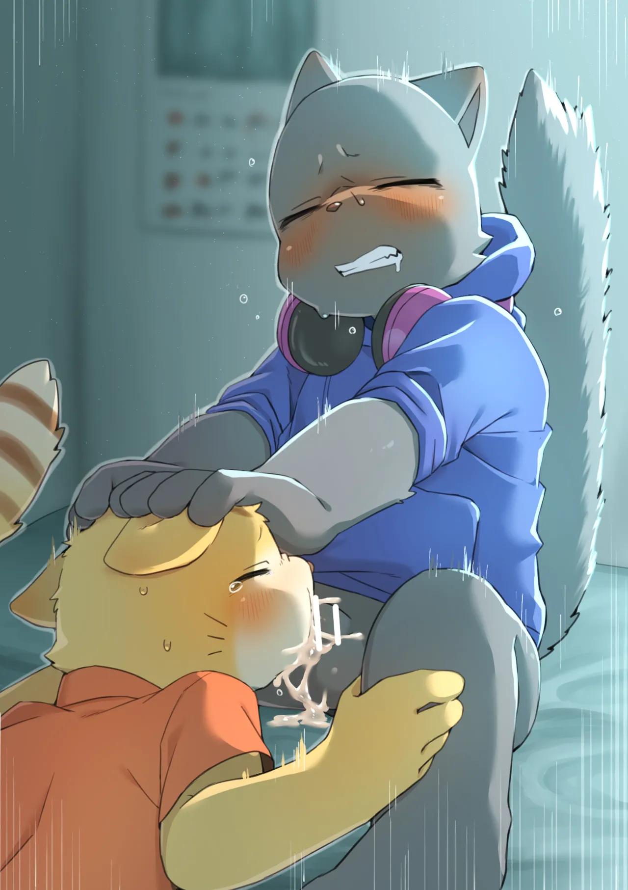 hitsuzi_taro11 - Blowjob Buddies! + Standing Back Buddies! page 5 full