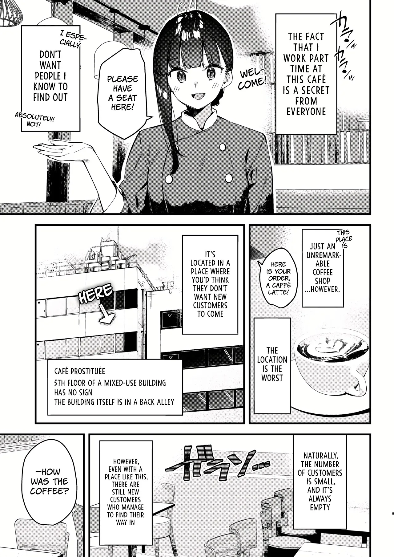 My favorite girl's part-time job offers "H services" to regular customers 4 page 9 full