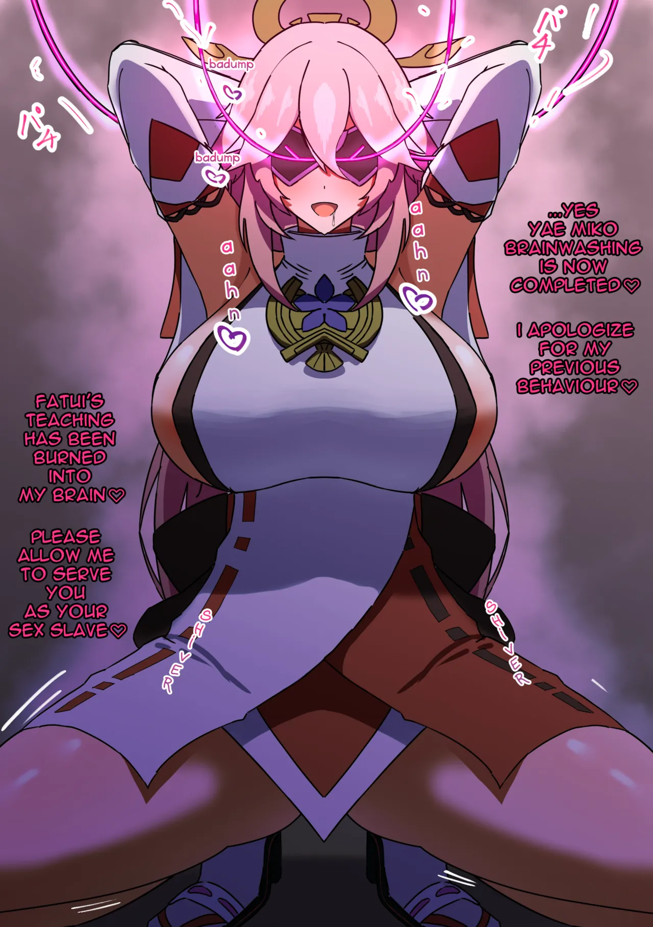 Yae Miko Brainwashed and Fallen by Fatui page 4 full