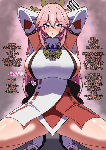 Yae Miko Brainwashed and Fallen by Fatui cover
