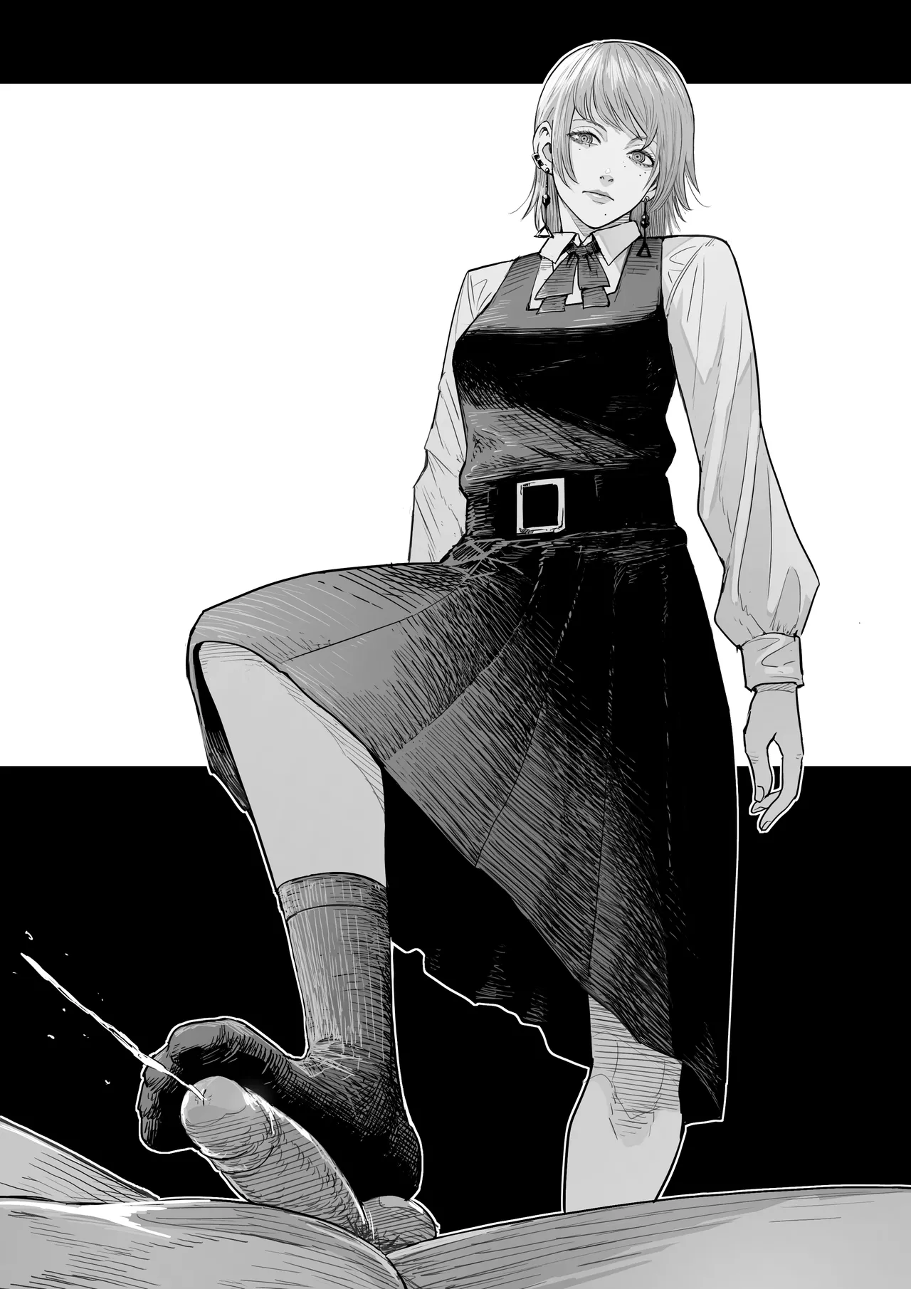 Yoru/Asa, Makima, Death Devil and Famine Footjob page 9 full