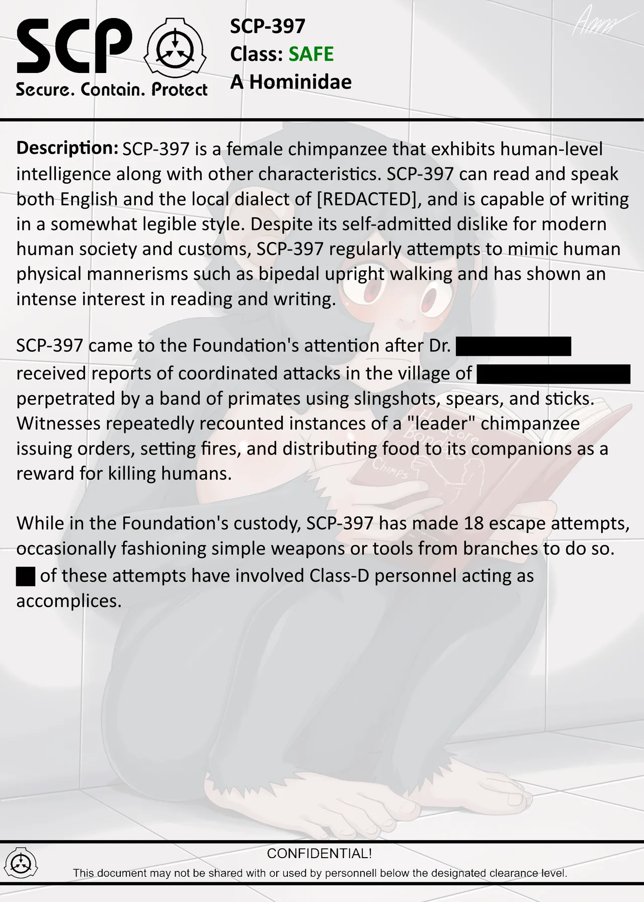 SCP-397 A Hominidae page 3 full