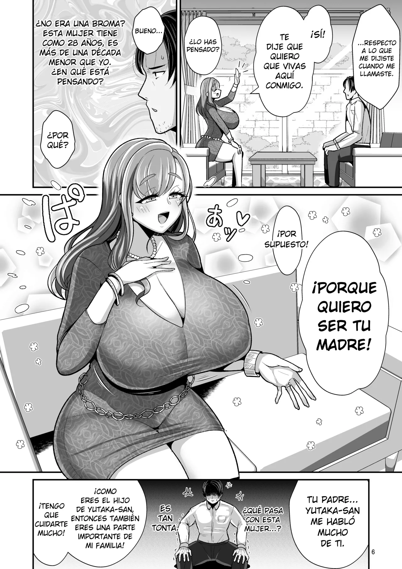 Yurufuwa Kyonyuu no Toshishita Mama to Aisaretakatta Oji-san no Ore page 7 full