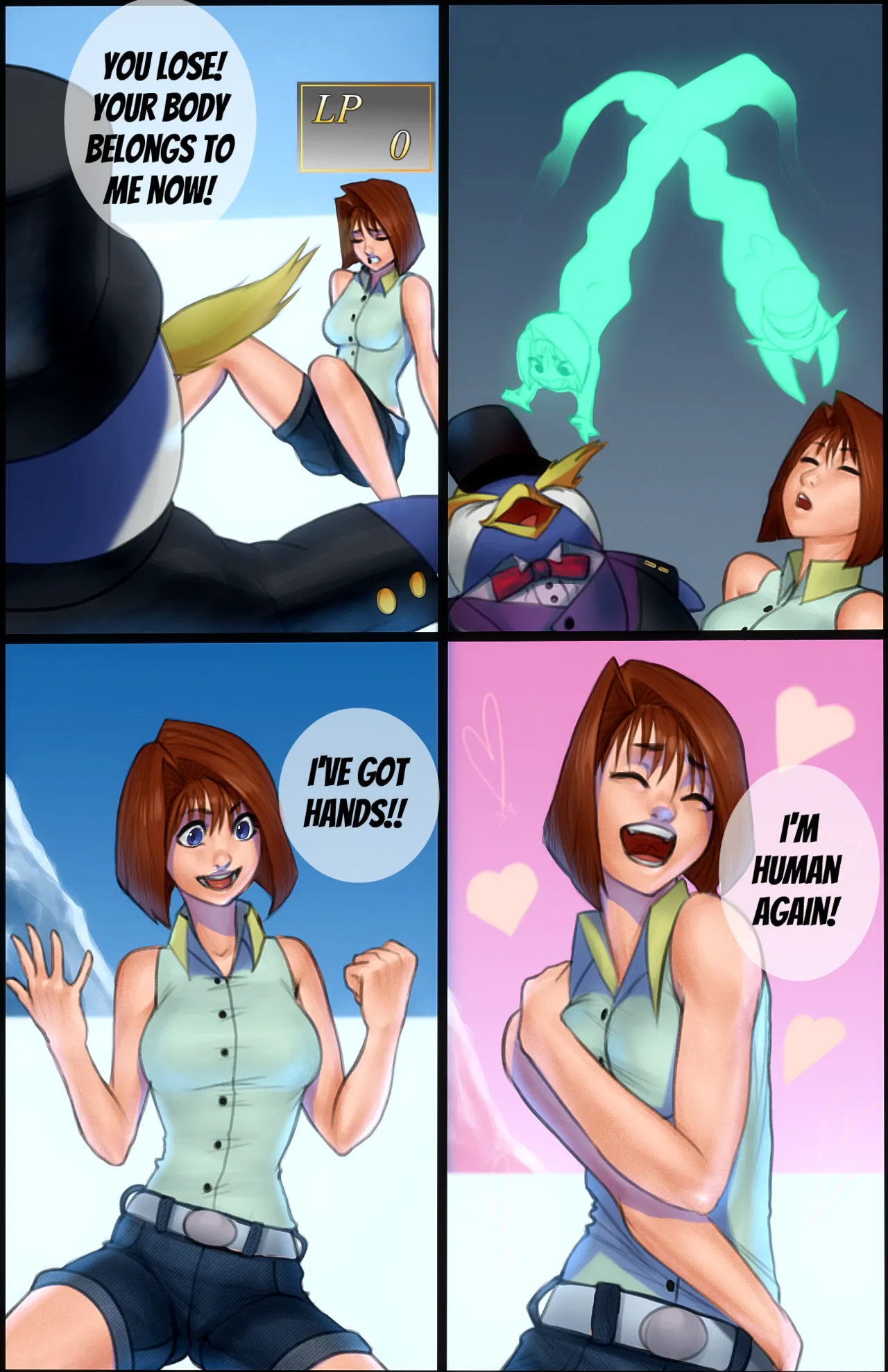 Anzu get's her body stolen by Otaki page 1 full