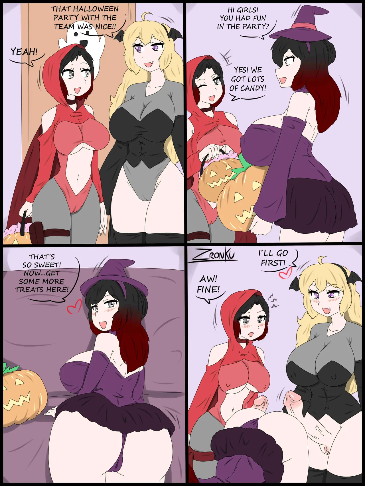 Halloween party page 1 full