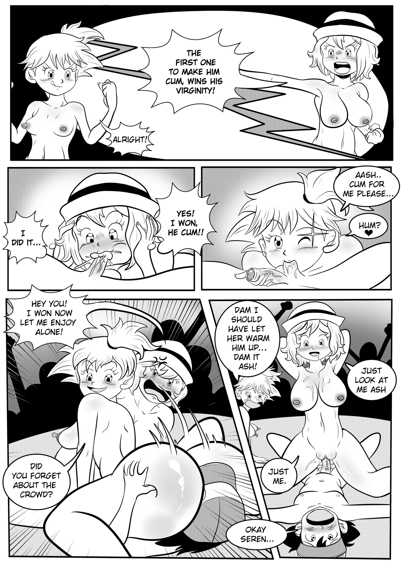 Ash's sex battle with Pokegirls page 2 full