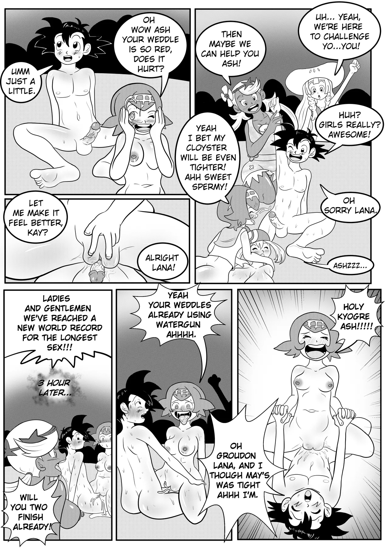 Ash's sex battle with Pokegirls page 8 full