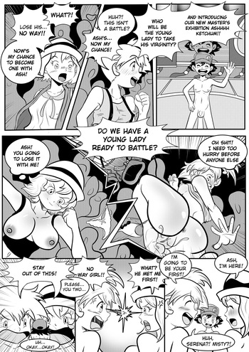 Ash's sex battle with Pokegirls cover