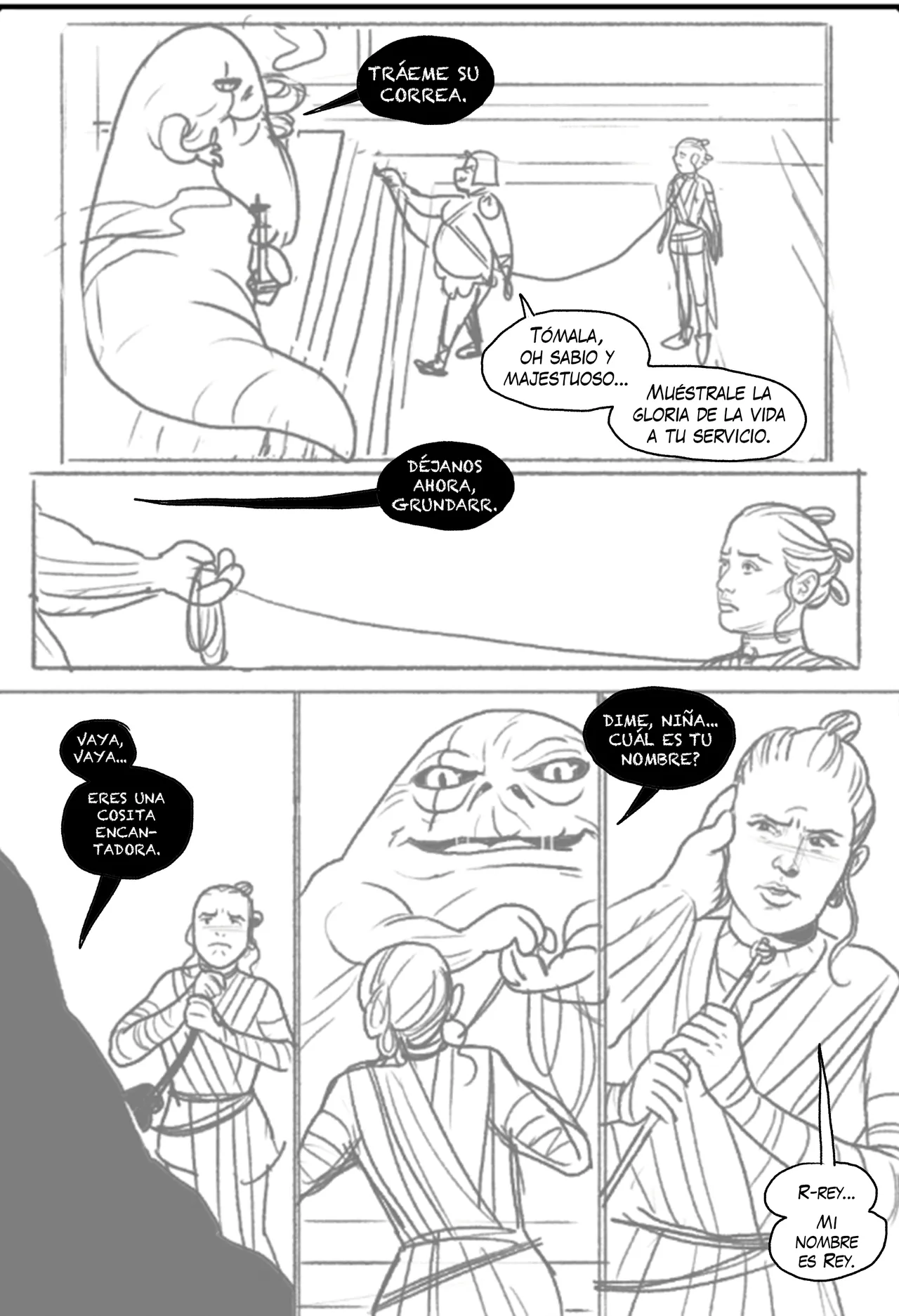 Rey Slave of the Hutt - Rey Esclava del Hutt page 7 full