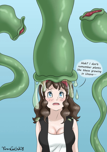 Hilda Plant Vore Comic Remake cover