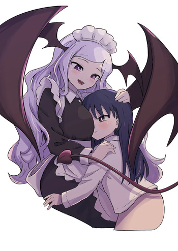 Yuri Succu Maid no Amaama Gohoushi | The Yuri Succubus Maid's Sweet Service cover