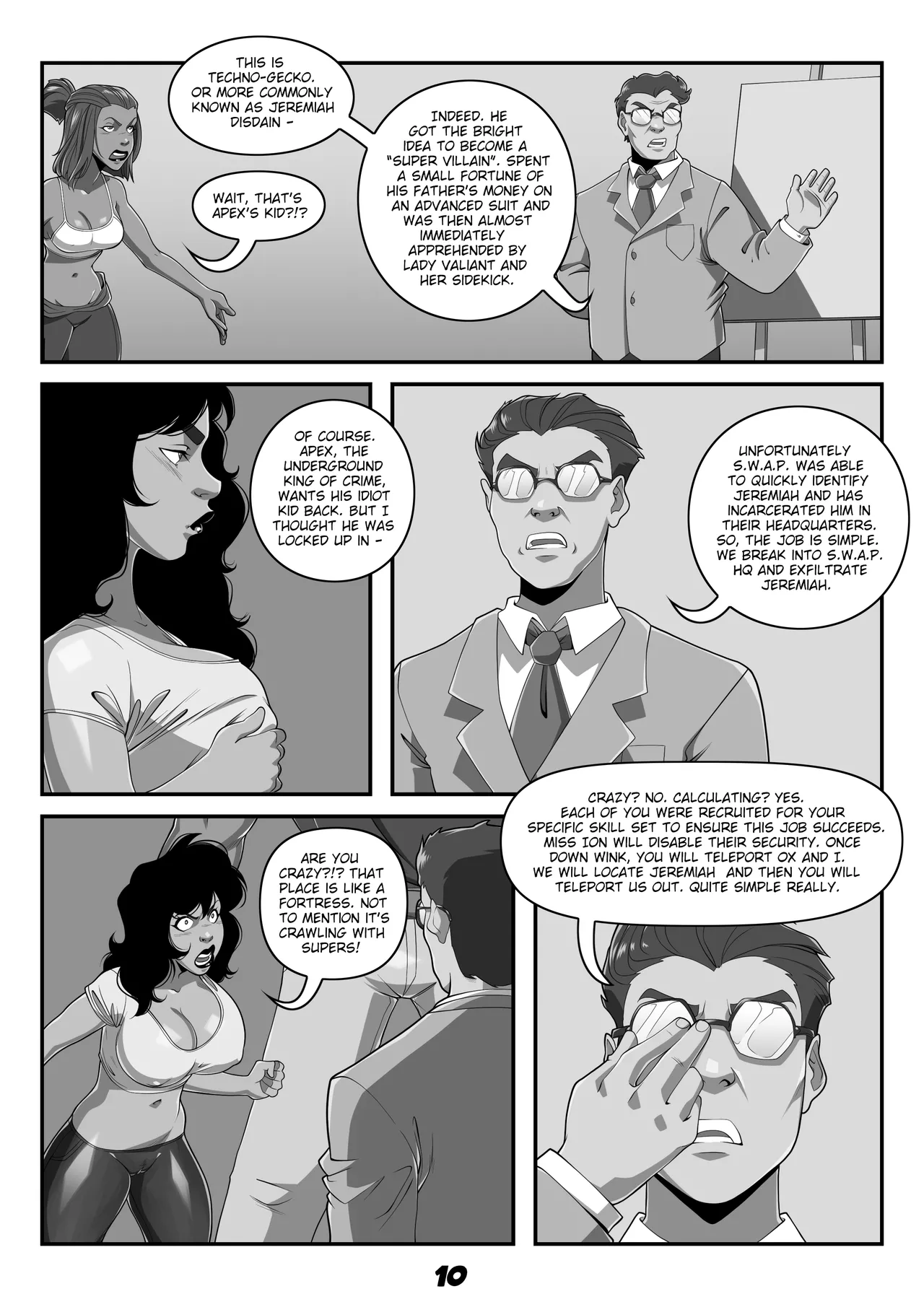 Lady Valiant Naughty Side Story - Operation Black Swan page 10 full