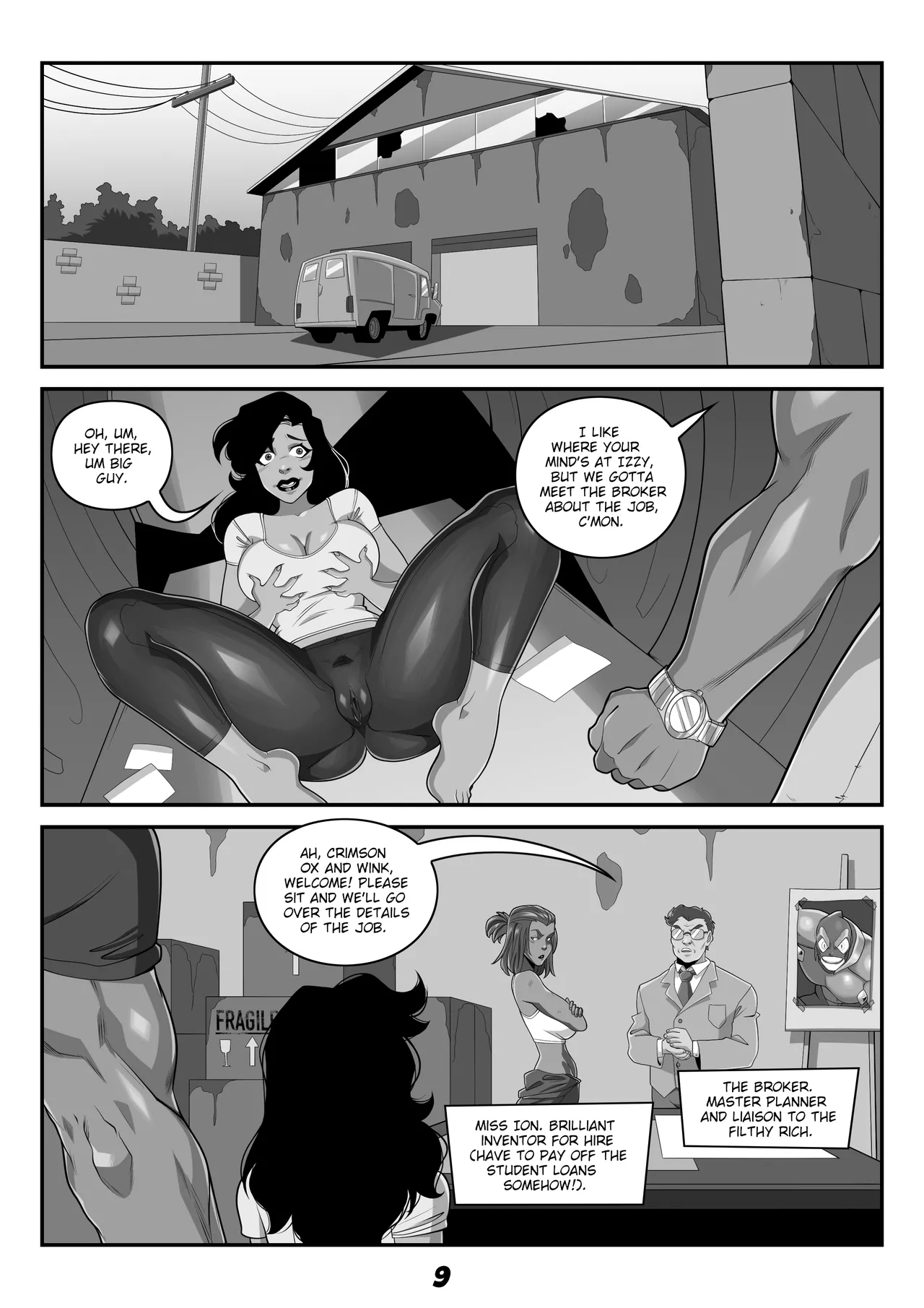 Lady Valiant Naughty Side Story - Operation Black Swan page 9 full
