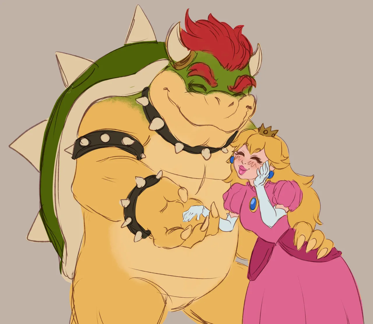 Peach x Bowser page 6 full
