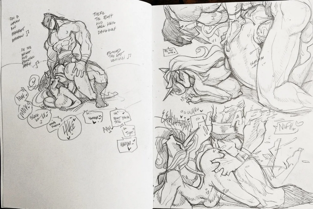 Blackwolf and The Last Unicorn Goof Of page 5 full