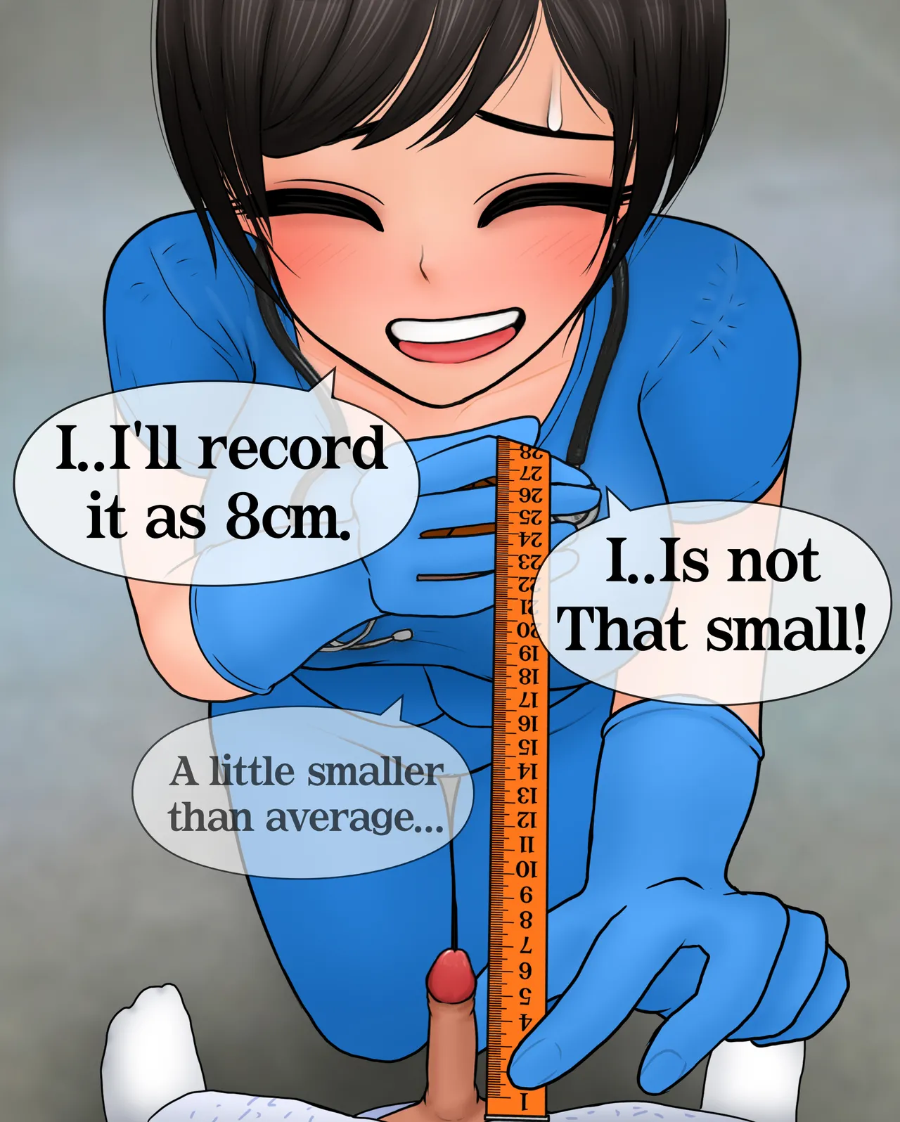Nurse measures penis size page 10 full