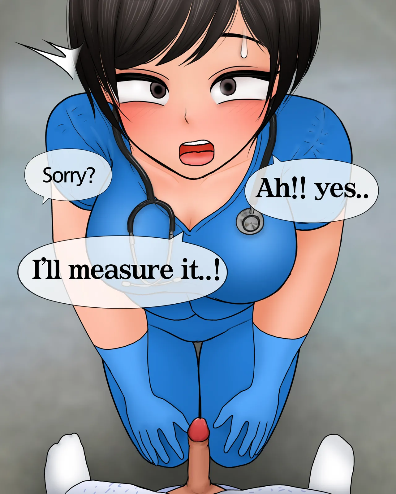Nurse measures penis size page 7 full