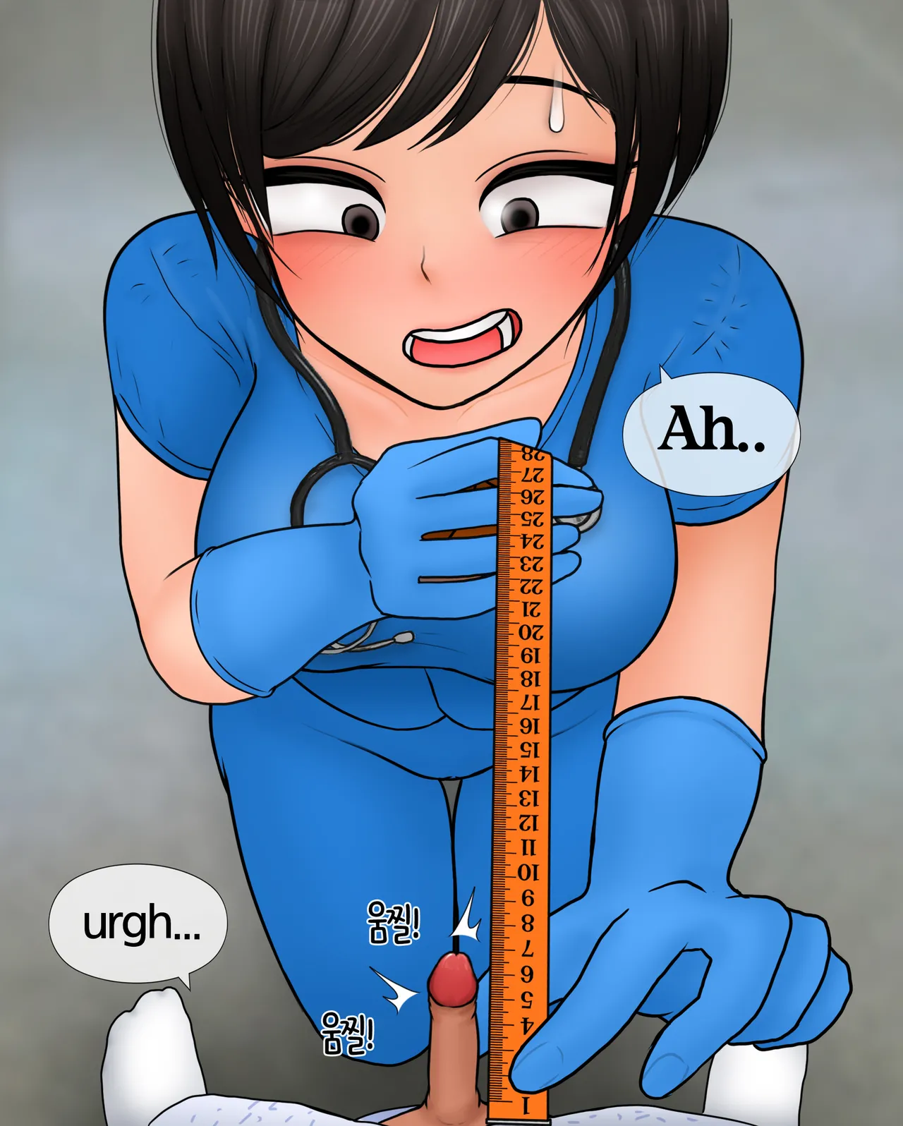 Nurse measures penis size page 8 full