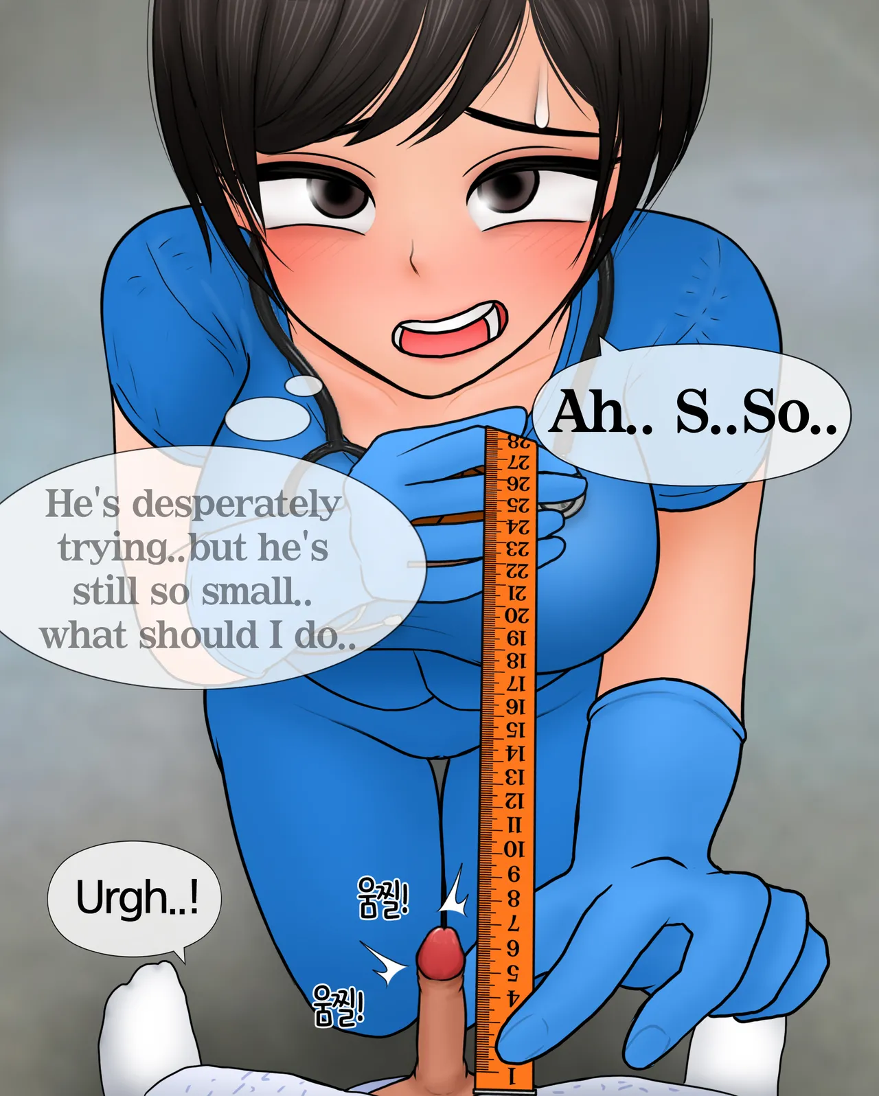 Nurse measures penis size page 9 full