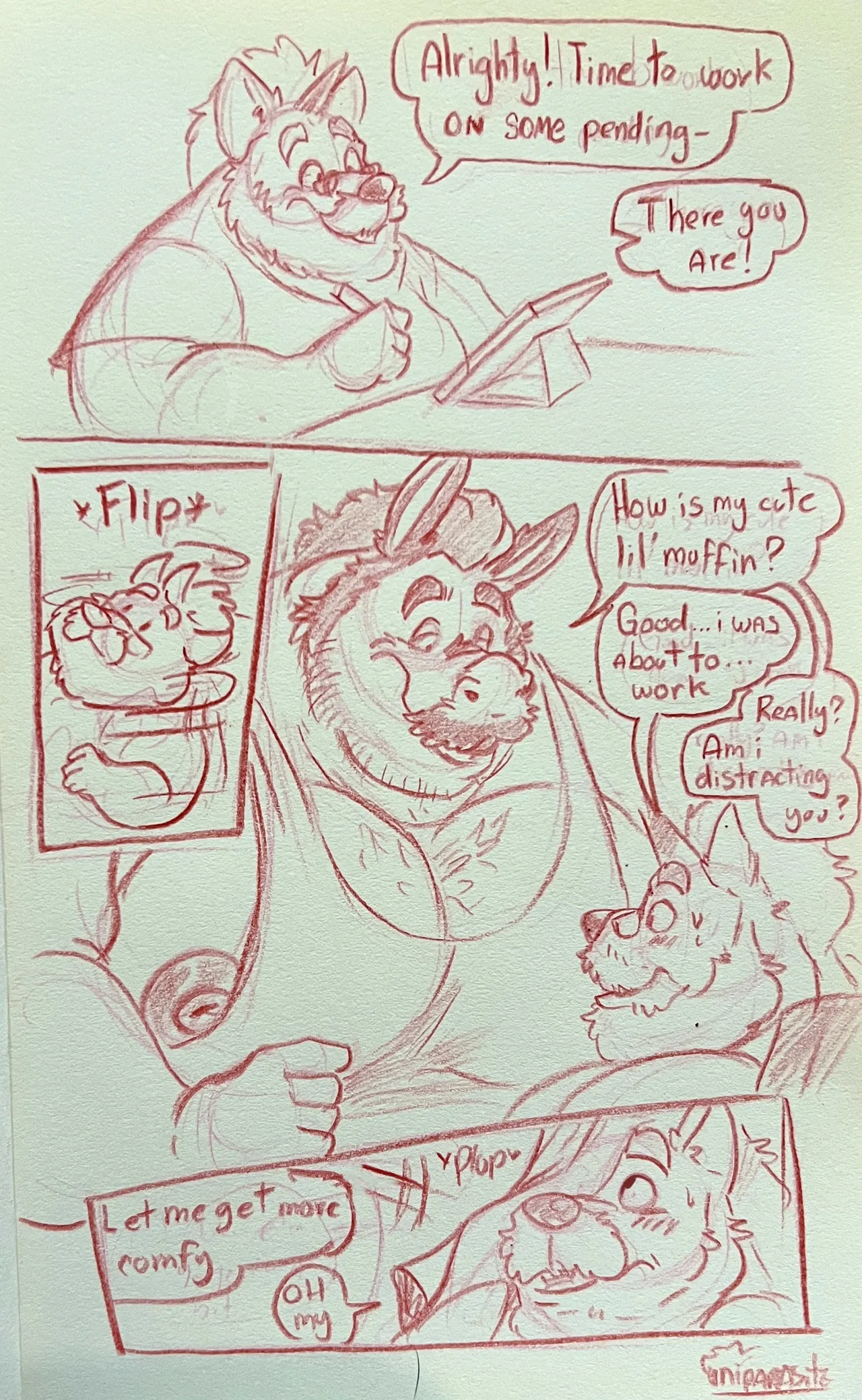 Uni is distracted page 1 full