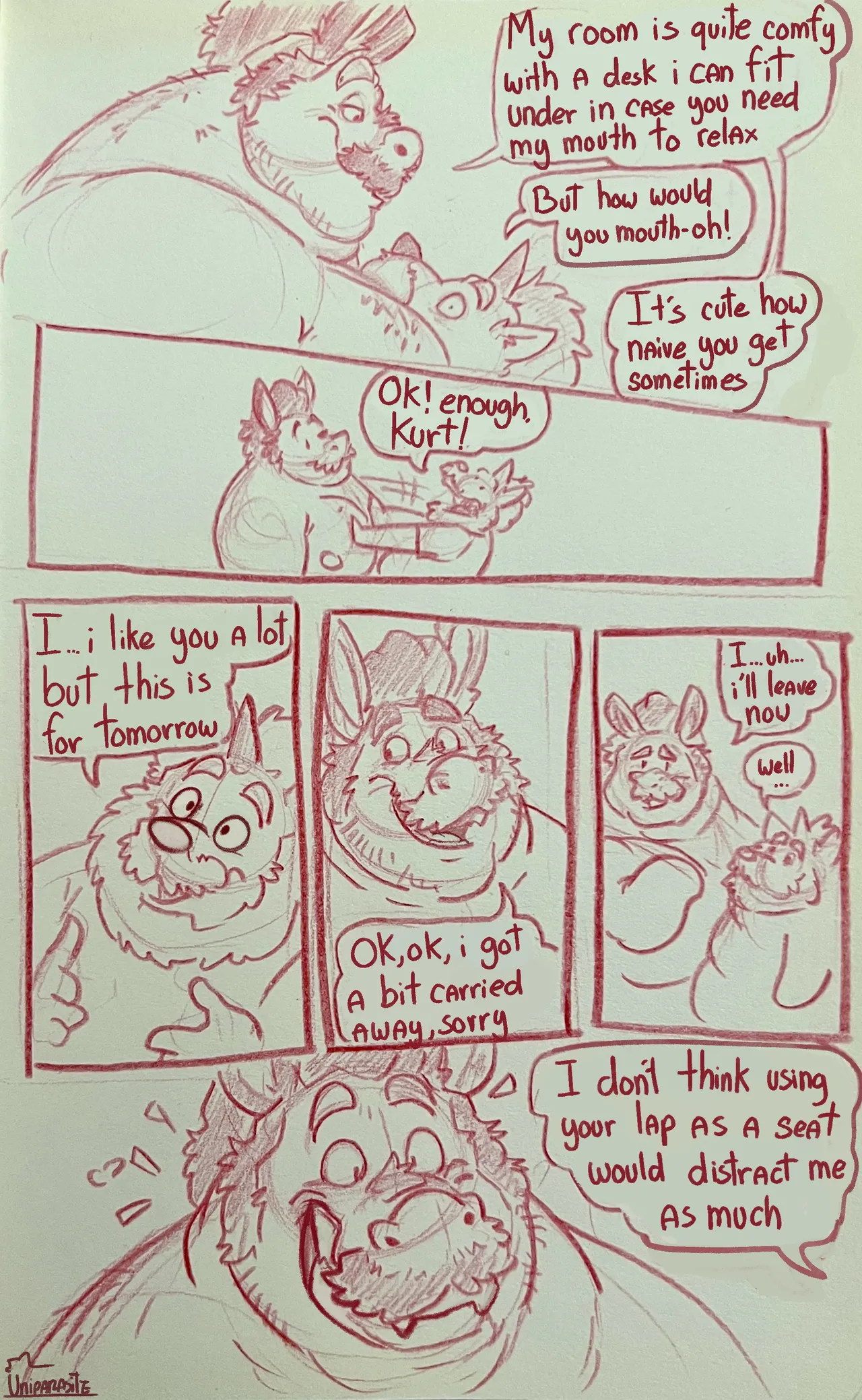 Uni is distracted page 3 full