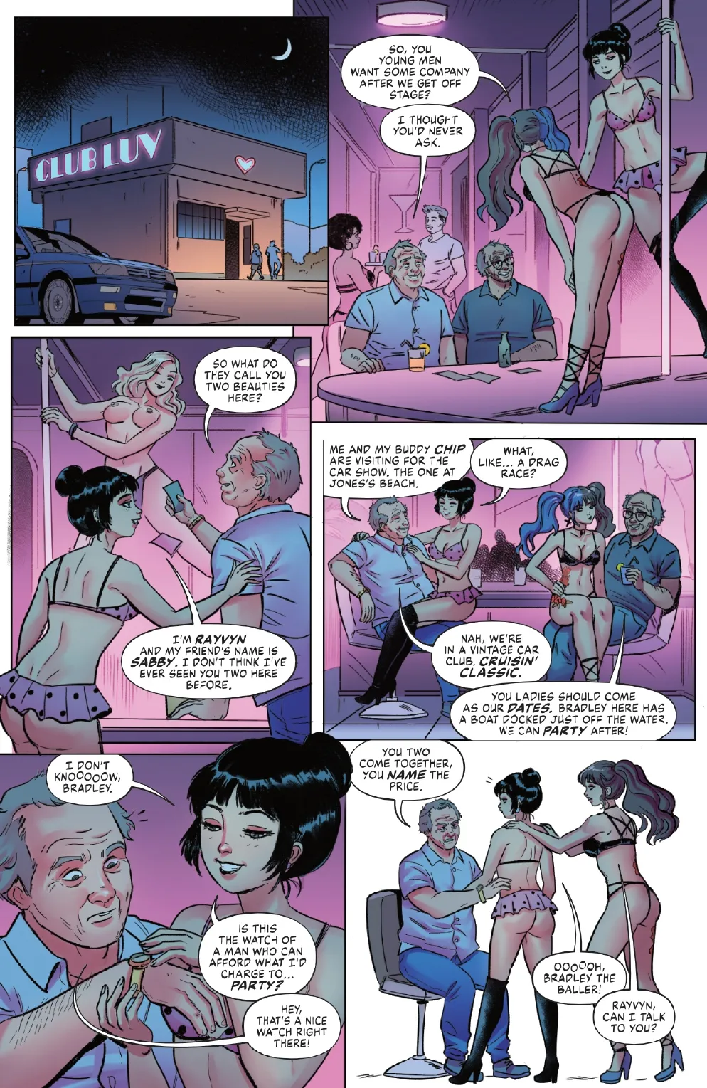 Cheeky Comics Beach Party page 4 full