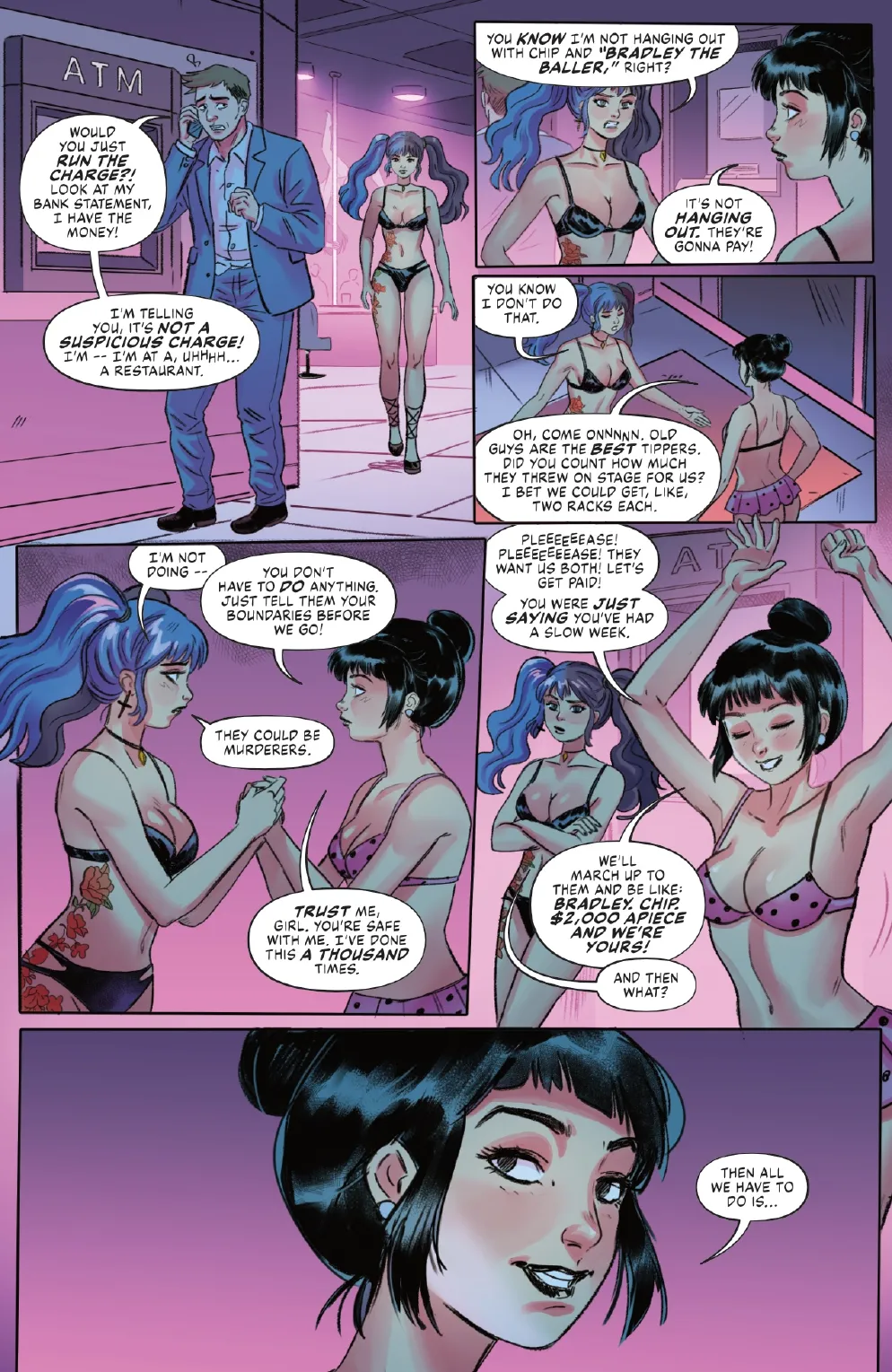 Cheeky Comics Beach Party page 5 full