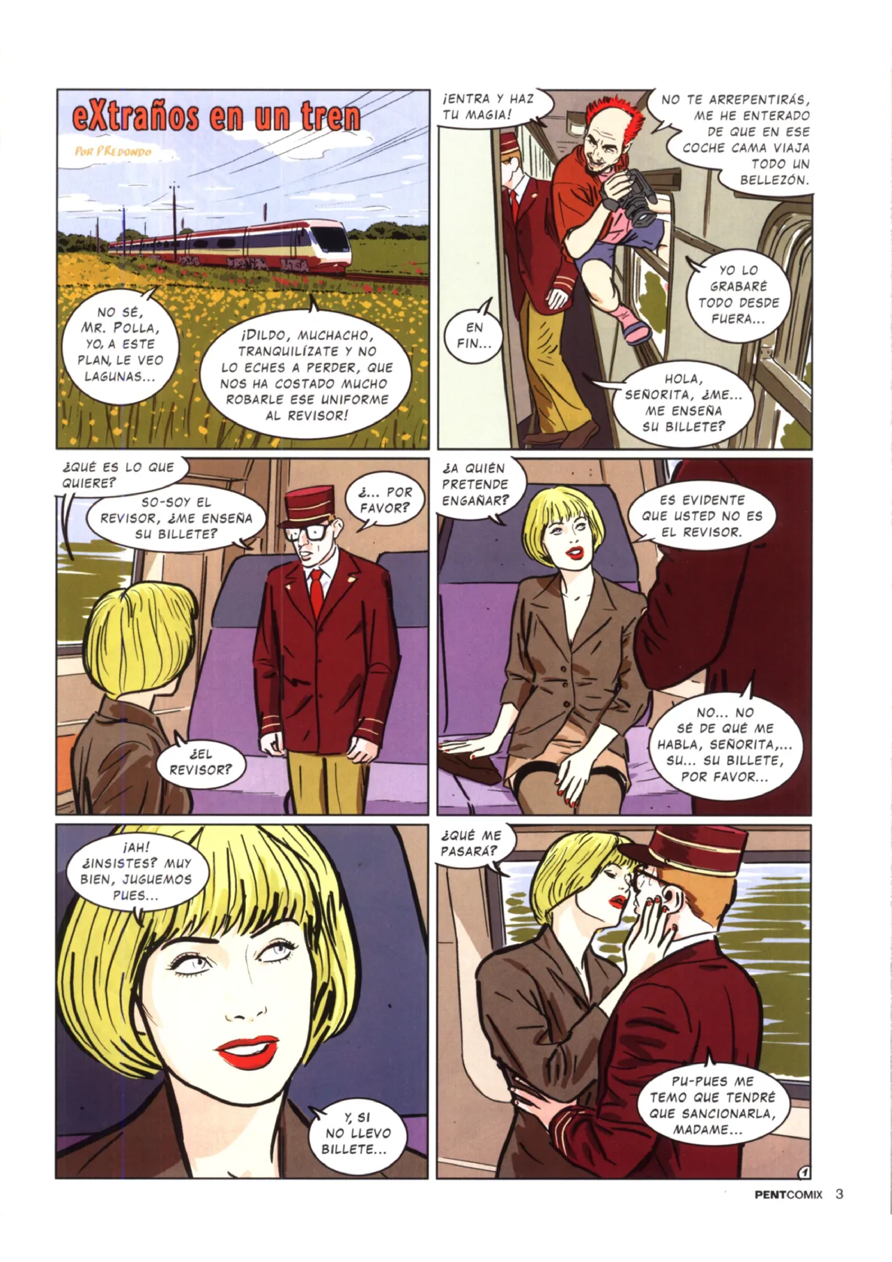 Penthouse Comix #98 page 3 full