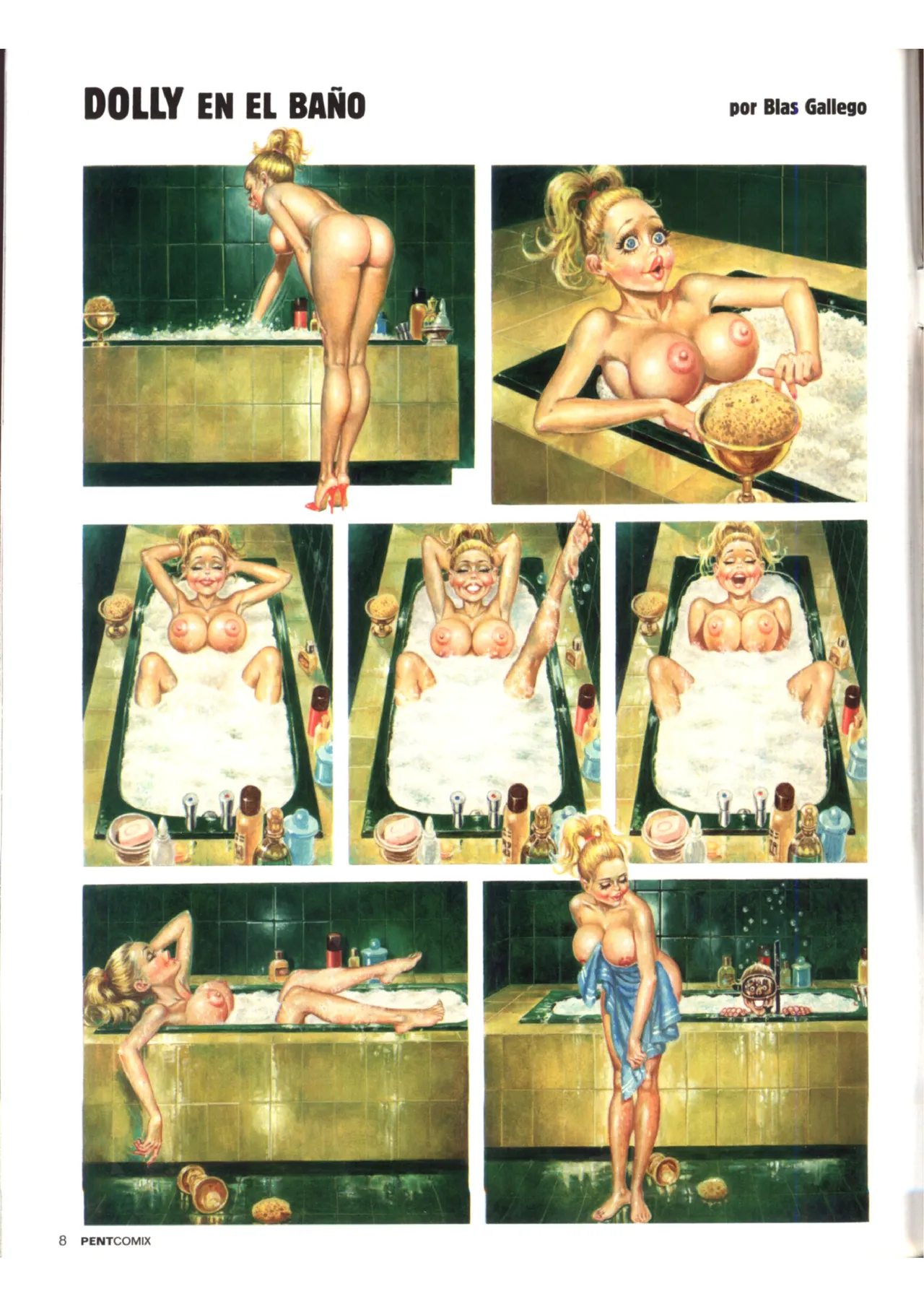 Penthouse Comix #98 page 8 full