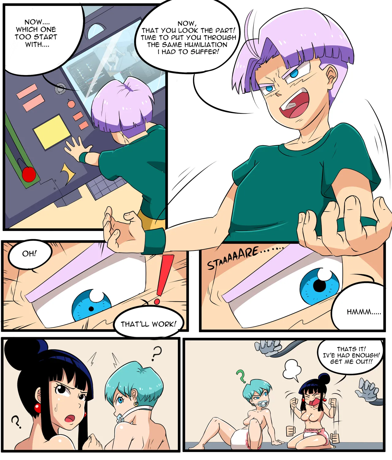 DBZ Moms Vs. The Diaper Machine page 9 full