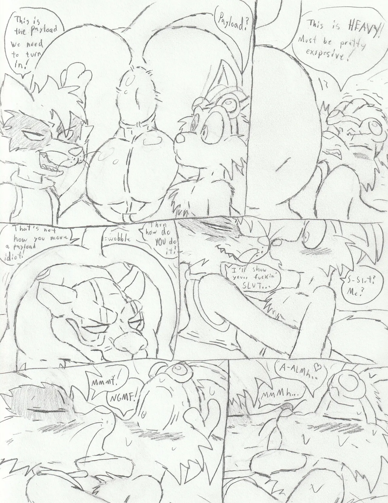 Rocket, Pip, &amp; the Panther page 1 full