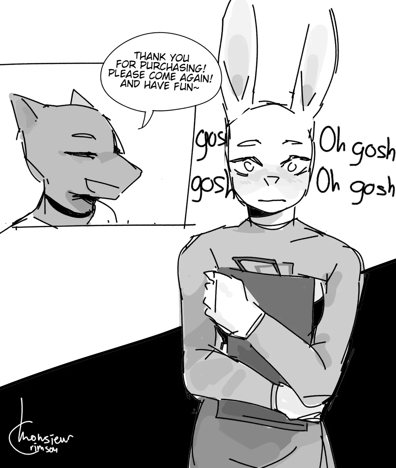 Bunny shopping 3P page 3 full