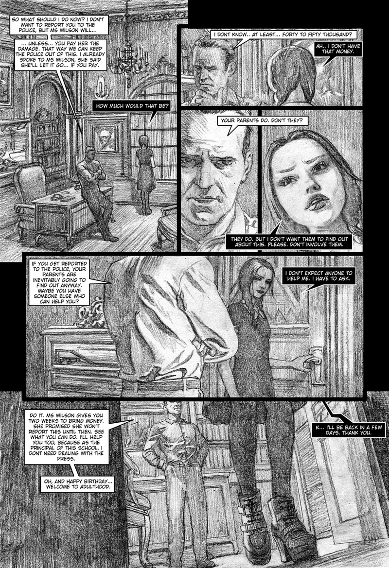 Wednesday Addams in Trouble page 5 full