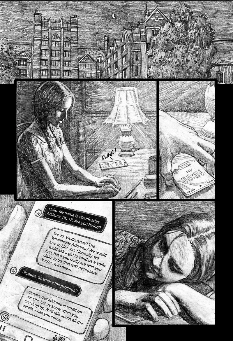 Wednesday Addams in Trouble page 8 full