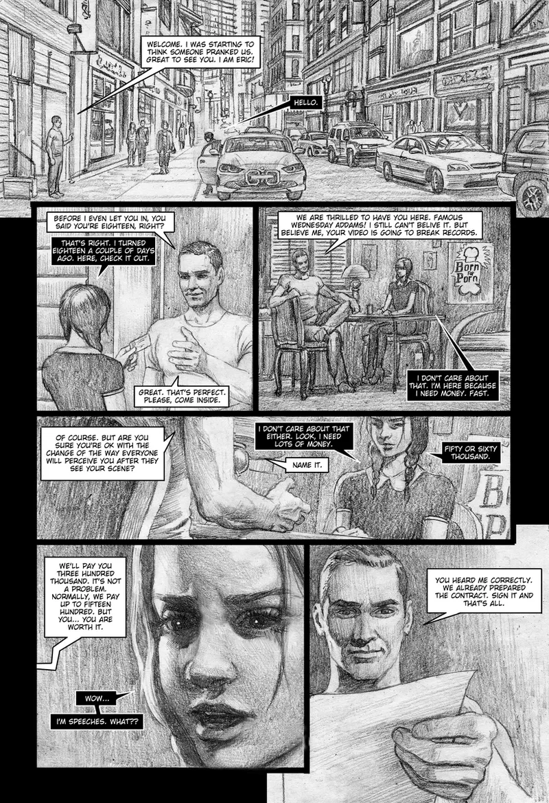 Wednesday Addams in Trouble page 9 full