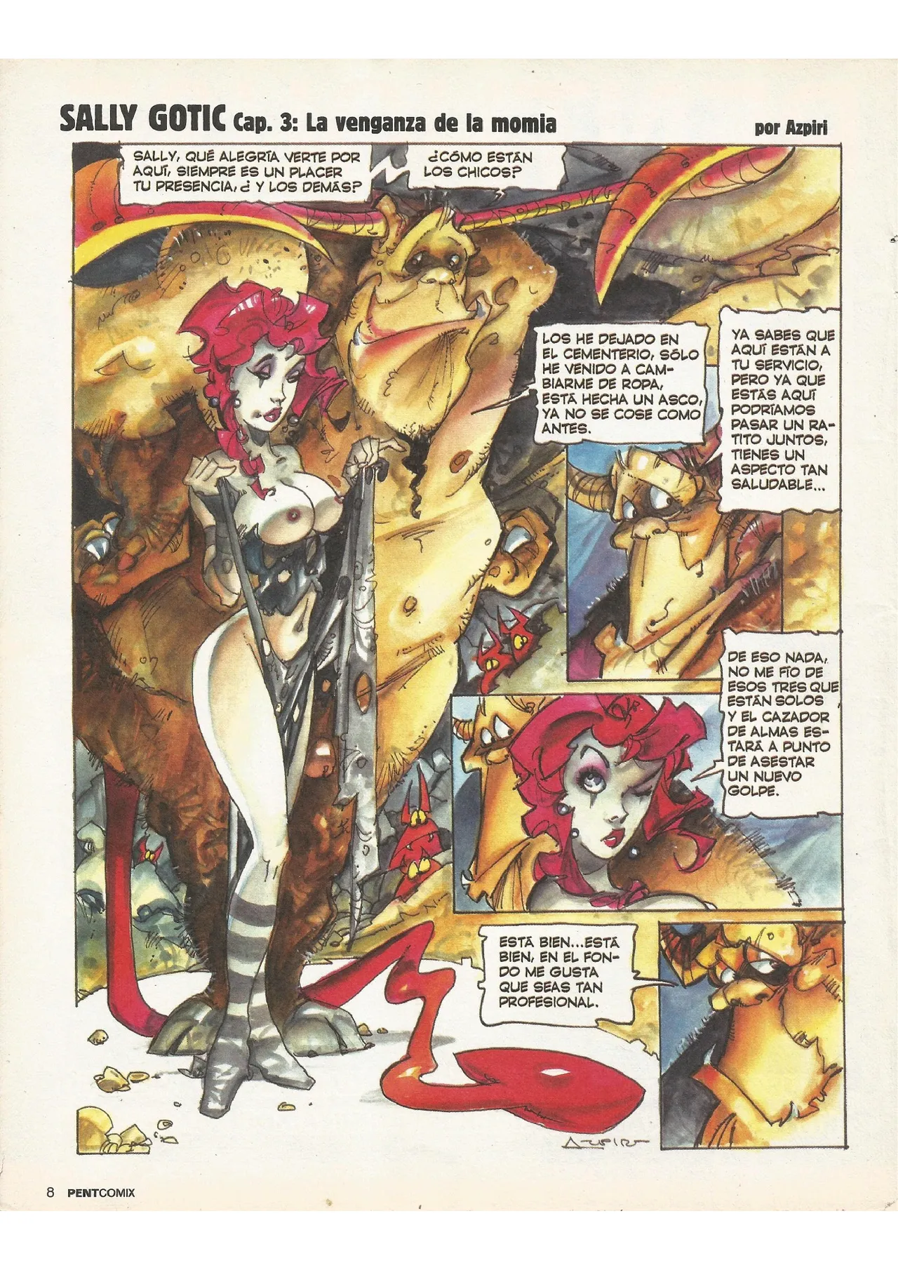 Penthouse Comix #90 page 8 full