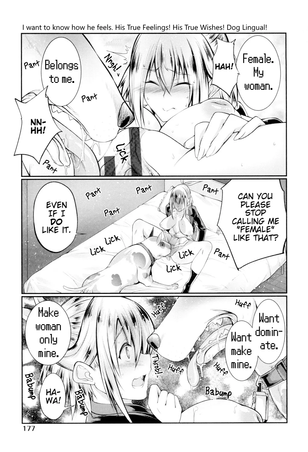 Kimochi ga Shiritai Honki! Honne! Inulingual! | I Want to Know How He Feels. His True Feelings! His True Wishes! Dog Lingual! page 9 full