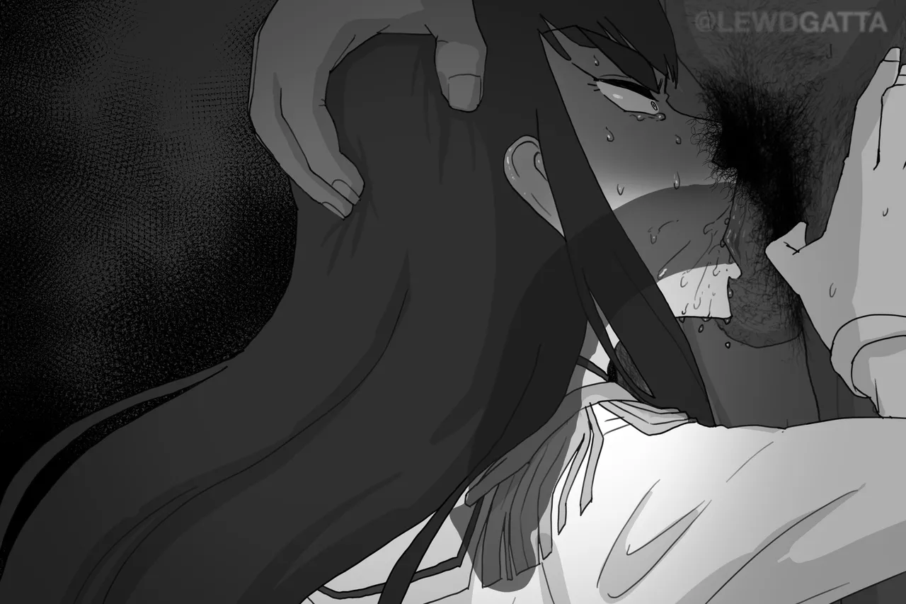 Satsuki Kiryuuin Kissgame &amp; cumdump face. page 10 full