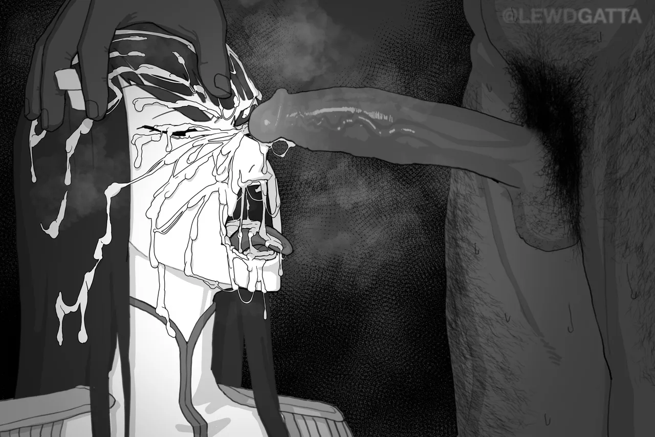 Satsuki Kiryuuin Kissgame &amp; cumdump face. page 8 full