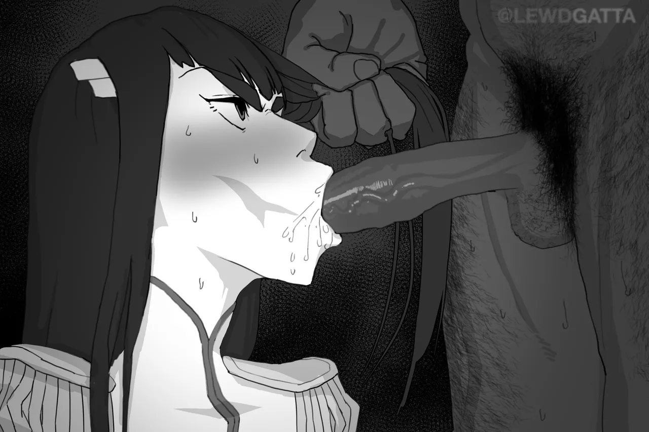 Satsuki Kiryuuin Kissgame &amp; cumdump face. page 9 full