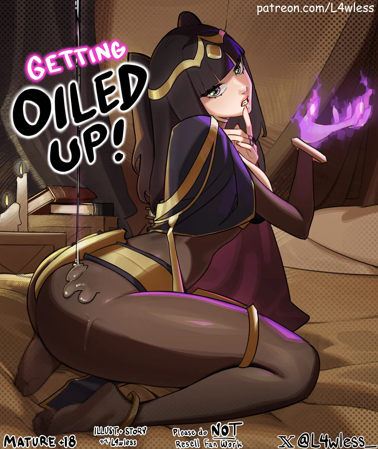 Getting Oiled Up! page 1 full