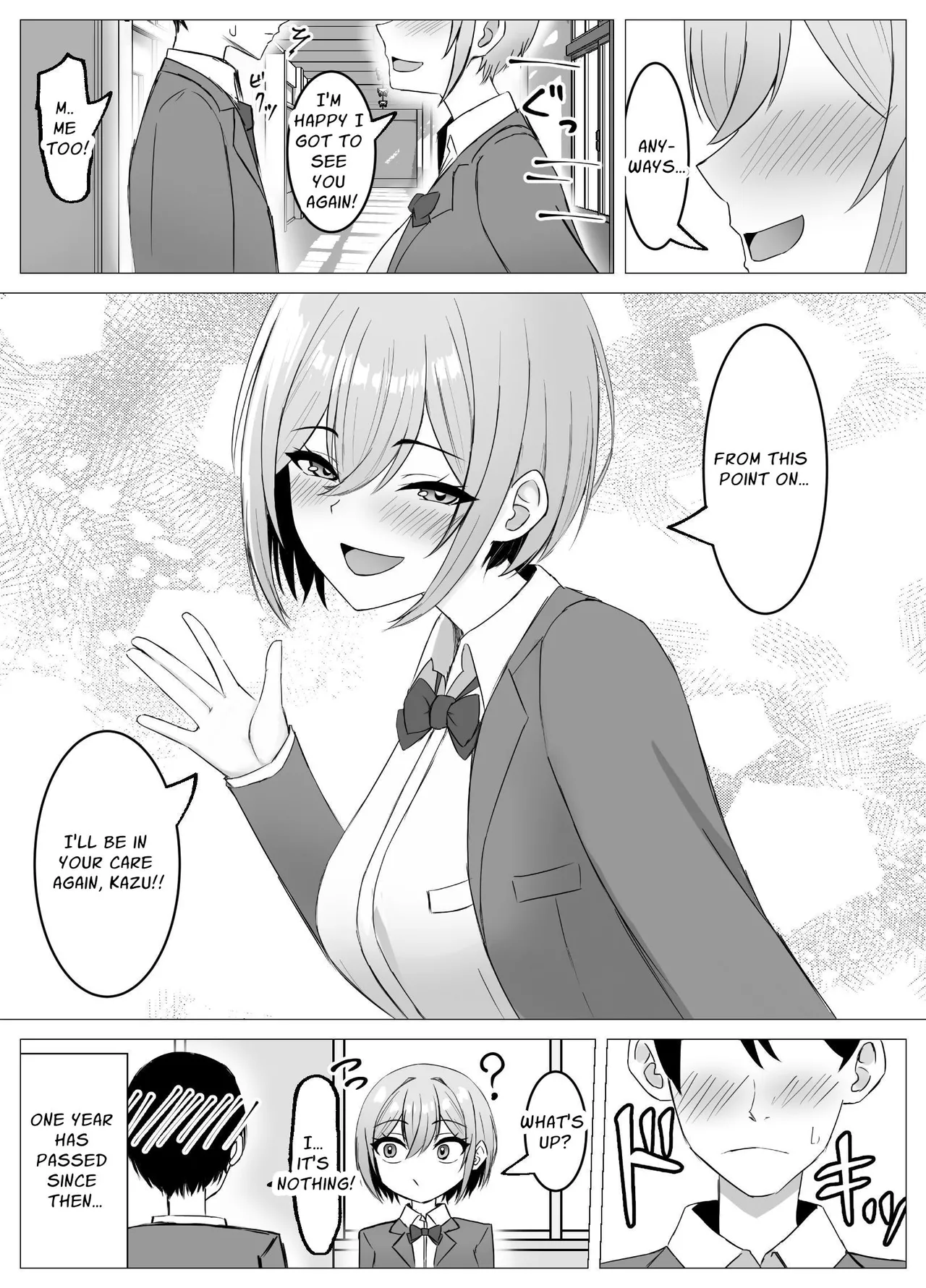 Saikai shita Osananajimi to Issen o Koecchau Hanashi | I Reunited With My Longtime Friend and Crossed the Line page 4 full