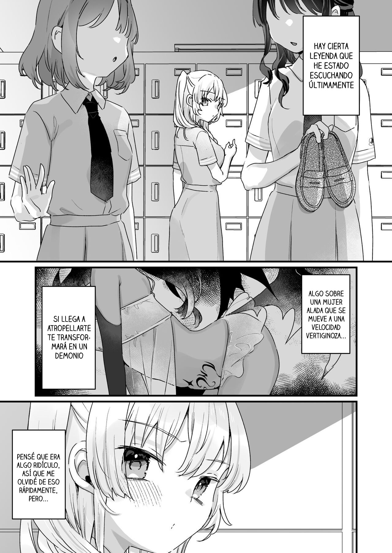 Naritakunai noni Succubus ni Natte Shimatta Honda-san | Honda-san se convirtió en súcubo Aunque ella no quería page 4 full